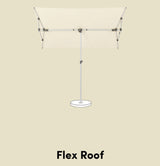 Suncomfort by Glatz Mât inferieur pour Parasol Flex Roof 210x150cm modèle jusqu'à 2020 