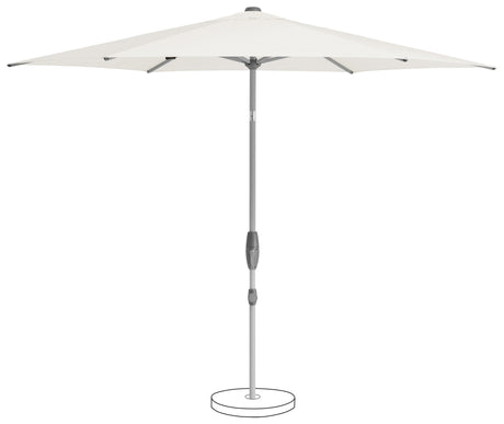 Suncomfort by Glatz Parasol Shell Turn Modèle 2025 Ø330cm Sand white 050 