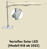 Suncomfort by Glatz Pied pivotant pour Parasol Varioflex et Varioflex Solar LED modèles à partir de 2022 