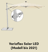 Suncomfort by Glatz Pied pivotant pour Parasol Varioflex et Varioflex Solar LED modèles jusqu'à 2021 