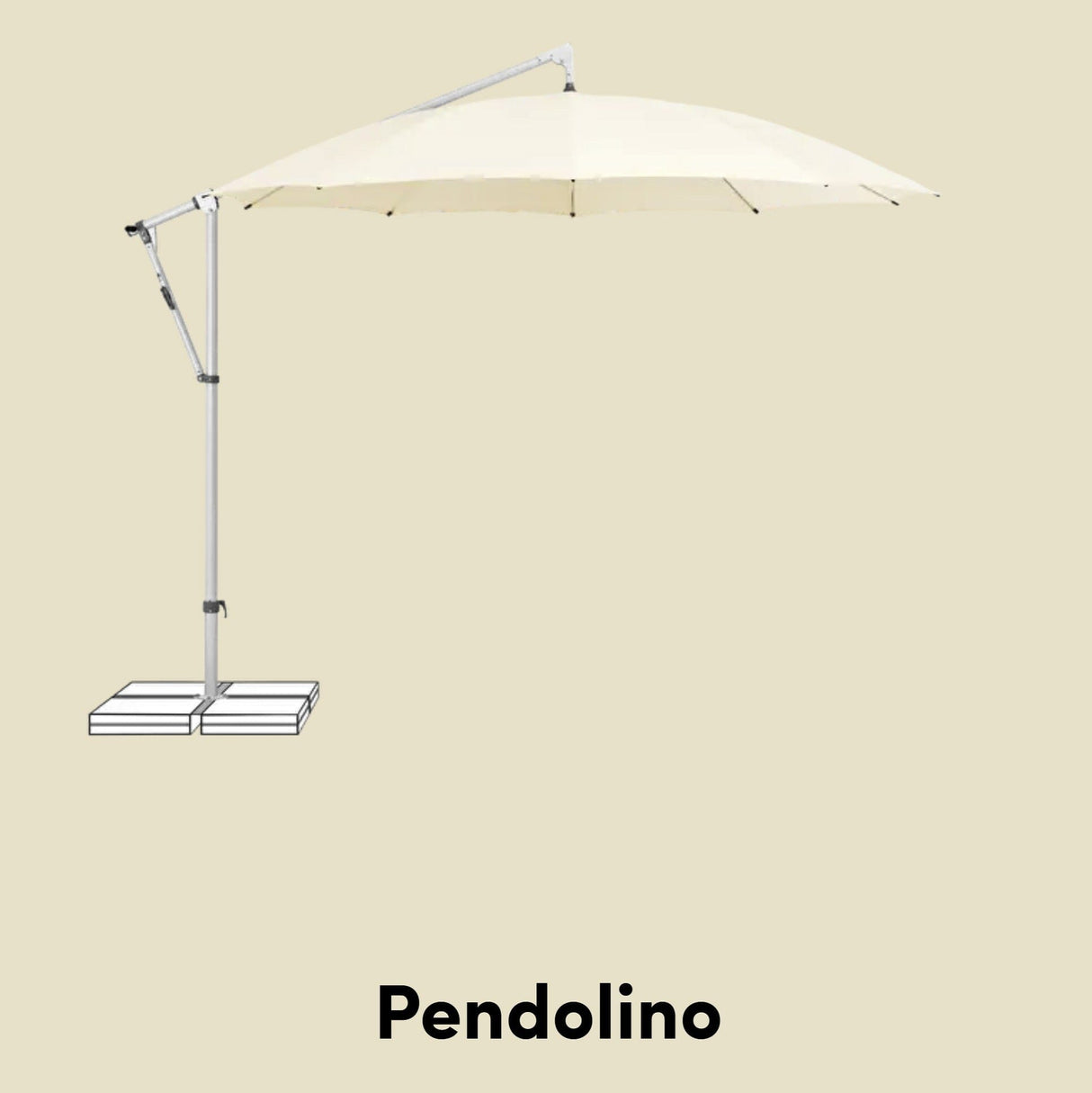 Suncomfort by Glatz Toile de rechange pour Parasol Pendolino Ø300cm 