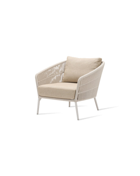 Vincent Sheppard Akari lounge chair – Dune white, Flax