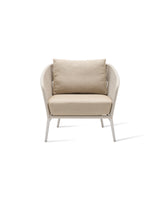 Vincent Sheppard Akari lounge chair – Dune white, Flax