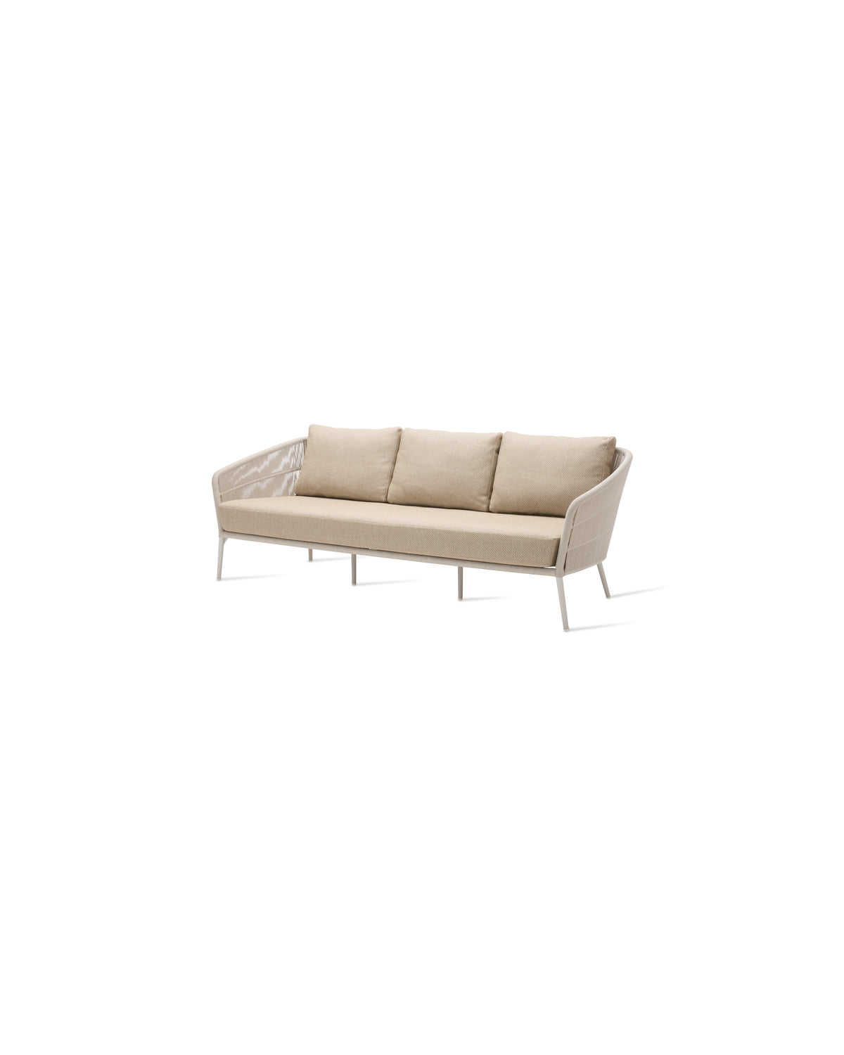 Vincent Sheppard Akari lounge sofa 3S – Dune white, Flax