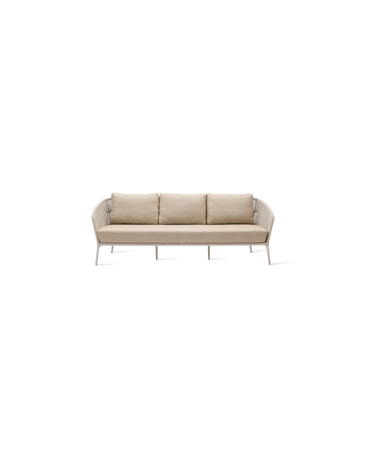 Vincent Sheppard Akari lounge sofa 3S – Dune white, Flax