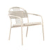 Vincent Sheppard Cleo Lounge Chair, coussin non inclus Dune White + Dune White 