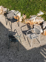 Vincent Sheppard Cleo dining armchair – Dune white, Fossil grey
