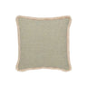 Vincent Sheppard Coussin déco Indira 40x40cm petites franges Emerald (Cat.G) 
