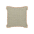 Vincent Sheppard Coussin déco Indira 40x40cm petites franges Emerald (Cat.G) 