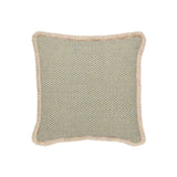 Vincent Sheppard Coussin déco Indira 40x40cm petites franges Emerald (Cat.G) 