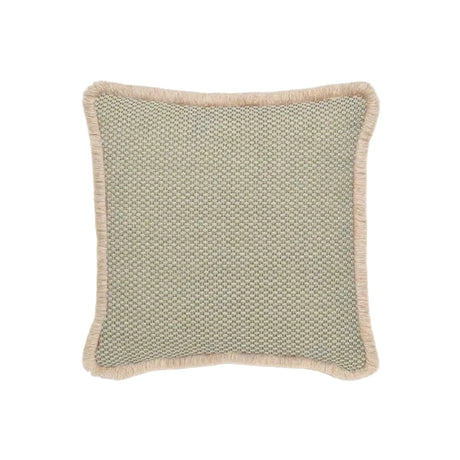 Vincent Sheppard Coussin déco Indira 40x40cm petites franges Emerald (Cat.G) 