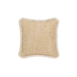 Vincent Sheppard Coussin déco Indira 40x40cm petites franges Saffron (Cat.G) 