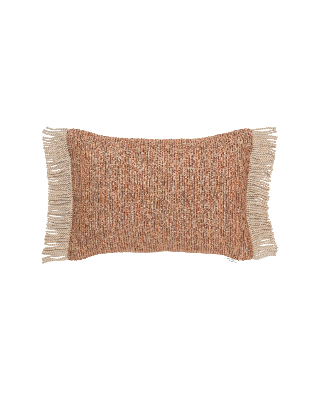 Vincent Sheppard Coussin déco Indira 50x35cm grandes franges Burnt Orange (Cat.G) 
