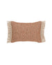 Vincent Sheppard Coussin déco Indira 50x35cm grandes franges Burnt Orange (Cat.G) 