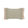 Vincent Sheppard Coussin déco Indira 50x35cm grandes franges Emerald (Cat.G) 