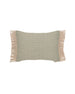 Vincent Sheppard Coussin déco Indira 50x35cm grandes franges Emerald (Cat.G) 
