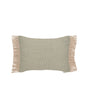 Vincent Sheppard Coussin déco Indira 50x35cm grandes franges Emerald (Cat.G) 