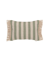 Vincent Sheppard Coussin déco Indira 50x35cm grandes franges Fez Green (Cat.G) 