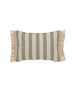 Vincent Sheppard Coussin déco Indira 50x35cm grandes franges Fez Green (Cat.G) 