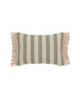 Vincent Sheppard Coussin déco Indira 50x35cm grandes franges Fez Green (Cat.G) 