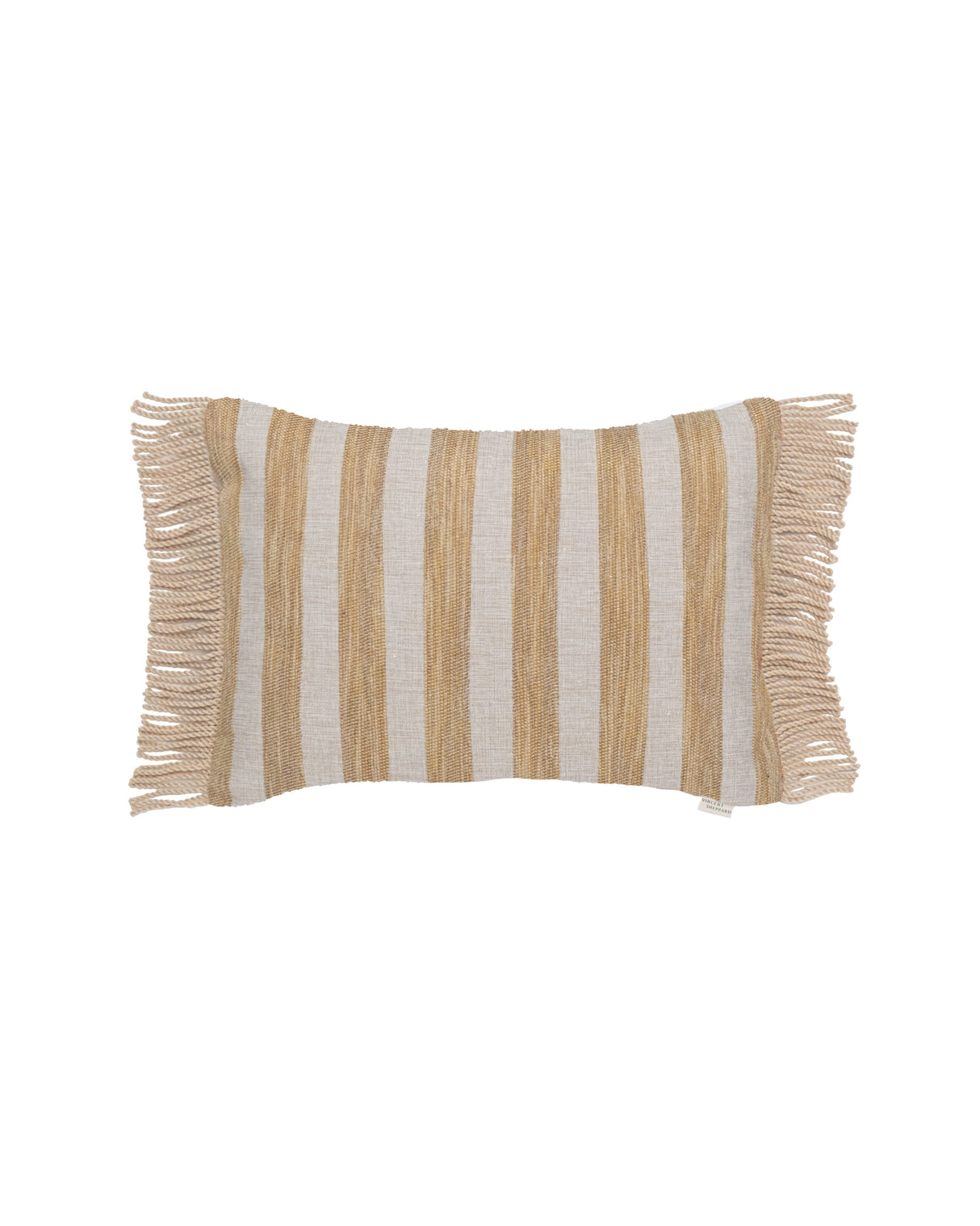 Vincent Sheppard Coussin déco Indira 50x35cm grandes franges Fez Ochre (Cat.G) 