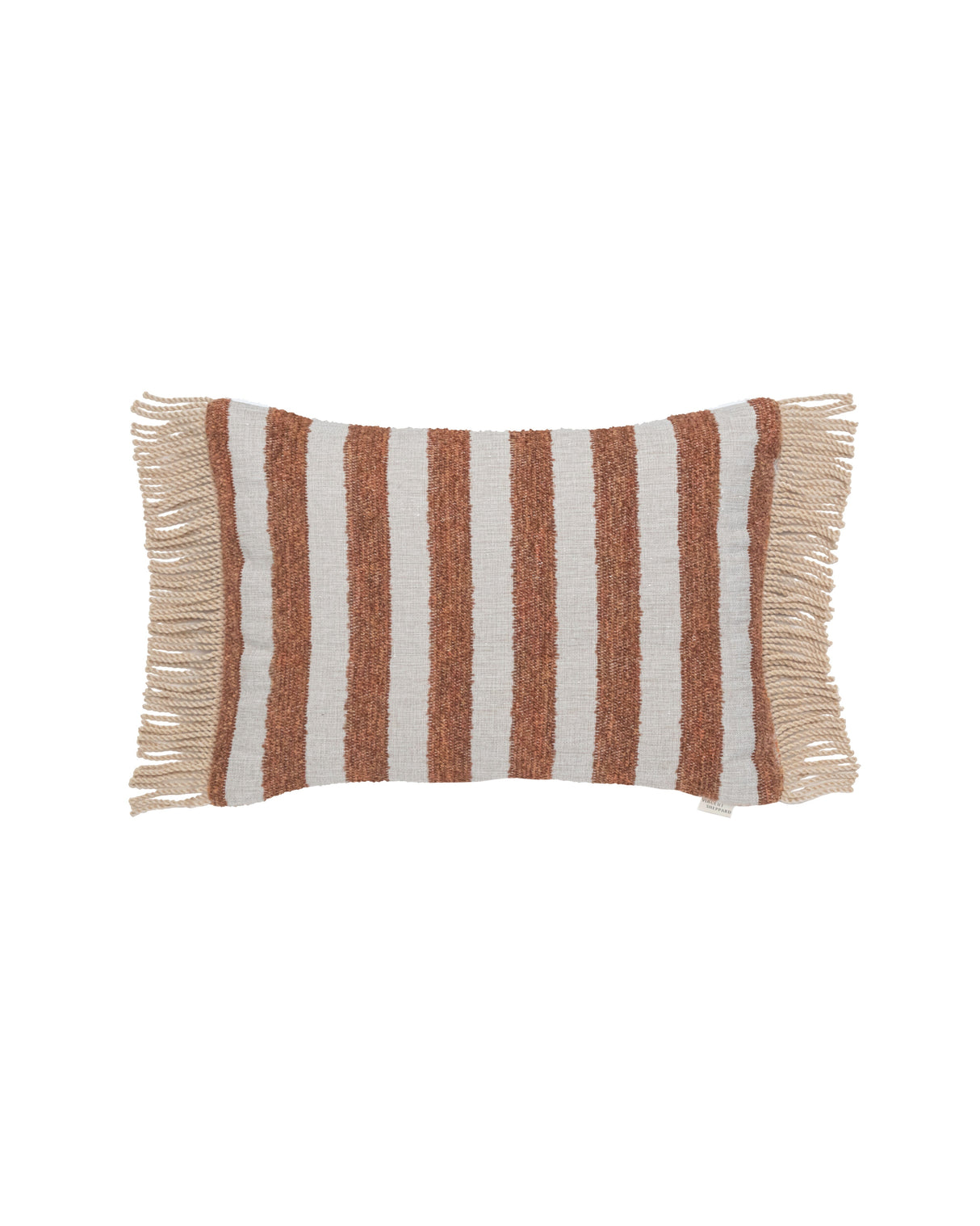 Vincent Sheppard Coussin déco Indira 50x35cm grandes franges Fez Rust (Cat.G) 