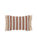Vincent Sheppard Coussin déco Indira 50x35cm grandes franges Fez Rust (Cat.G) 
