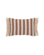 Vincent Sheppard Coussin déco Indira 50x35cm grandes franges Fez Rust (Cat.G) 