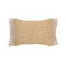 Vincent Sheppard Coussin déco Indira 50x35cm grandes franges Saffron (Cat.G) 