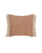 Vincent Sheppard Coussin déco Indira 50x45cm grandes franges Burnt Orange (Cat.G) 