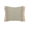 Vincent Sheppard Coussin déco Indira 50x45cm grandes franges Emerald (Cat.G) 