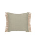 Vincent Sheppard Coussin déco Indira 50x45cm grandes franges Emerald (Cat.G) 