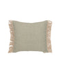 Vincent Sheppard Coussin déco Indira 50x45cm grandes franges Emerald (Cat.G) 