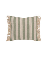 Vincent Sheppard Coussin déco Indira 50x45cm grandes franges Fez Green (Cat.G) 