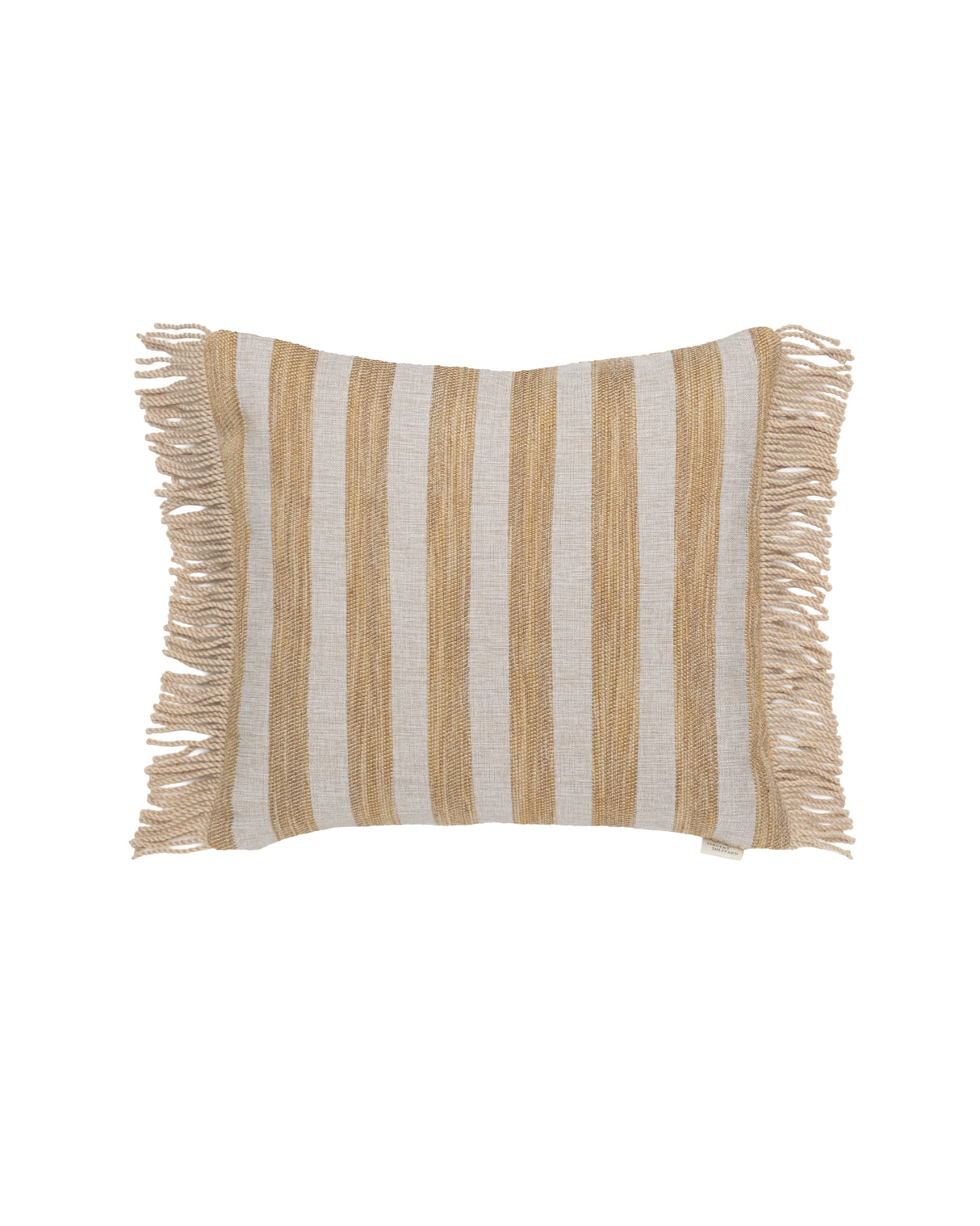 Vincent Sheppard Coussin déco Indira 50x45cm grandes franges Fez Ochre (Cat.G) 
