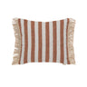 Vincent Sheppard Coussin déco Indira 50x45cm grandes franges Fez Rust (Cat.G) 