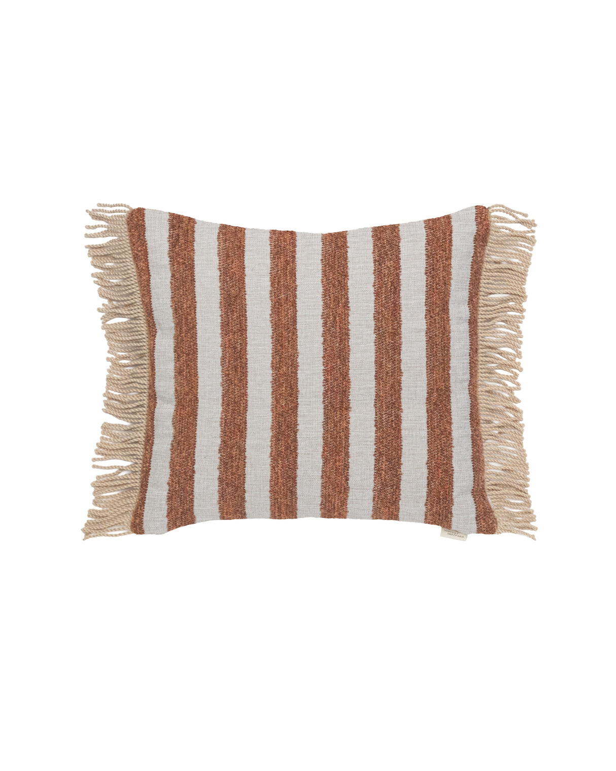 Vincent Sheppard Coussin déco Indira 50x45cm grandes franges Fez Rust (Cat.G) 