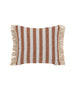 Vincent Sheppard Coussin déco Indira 50x45cm grandes franges Fez Rust (Cat.G) 