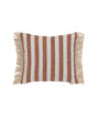 Vincent Sheppard Coussin déco Indira 50x45cm grandes franges Fez Rust (Cat.G) 