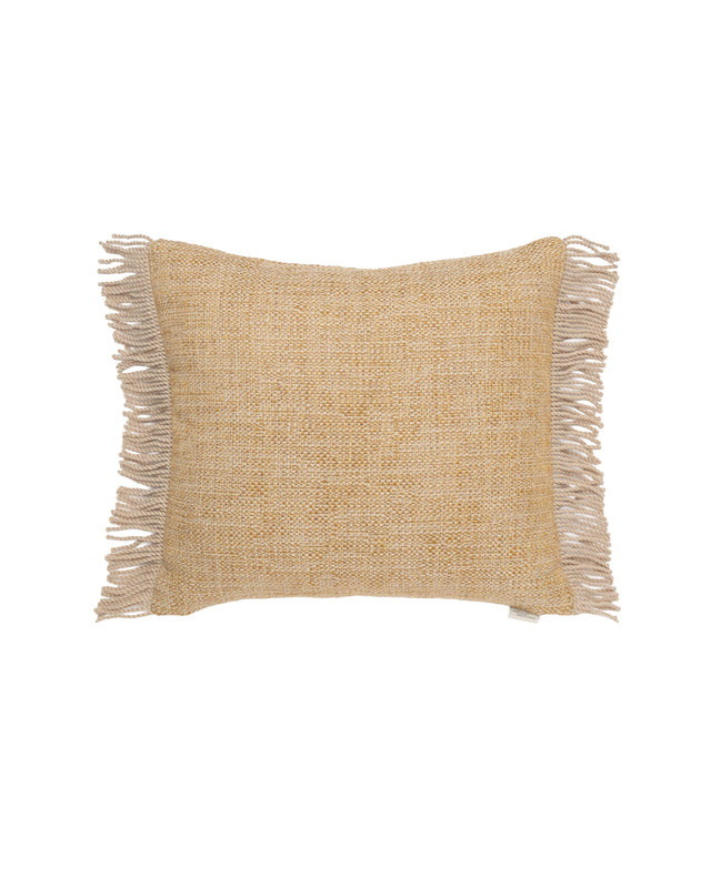 Vincent Sheppard Coussin déco Indira 50x45cm grandes franges Saffron (Cat.G) 