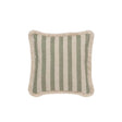 Vincent Sheppard Coussin déco Indira 50x50cm petites franges Fez Green (Cat.G) 