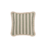Vincent Sheppard Coussin déco Indira 50x50cm petites franges Fez Green (Cat.G) 