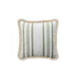 Vincent Sheppard Coussin déco Indira 50x50cm petites franges Rabat Green (Cat.G) 