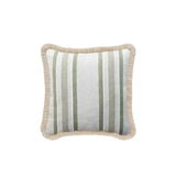 Vincent Sheppard Coussin déco Indira 50x50cm petites franges Rabat Green (Cat.G) 