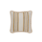 Vincent Sheppard Coussin déco Indira 50x50cm petites franges Rabat Ochre (Cat.G) 