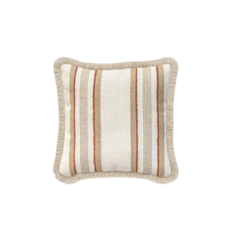 Vincent Sheppard Coussin déco Indira 50x50cm petites franges Rabat Rust (Cat.G) 