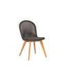 Vincent Sheppard Damien Dining Chair Piètement Teck Mocca 