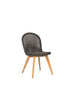 Vincent Sheppard Damien Dining Chair Piètement Teck Mocca 