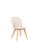 Vincent Sheppard Damien Dining Chair Piètement Teck Old Lace 