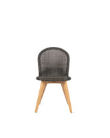 Vincent Sheppard Damien dining chair teak base – Mocca, Untreated teak